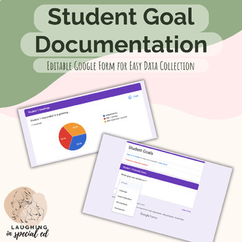Preview of Student Goal Documentation Google Form for Data Collection