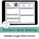 Student Goal Setting | Google Slides