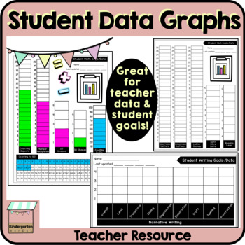 Preview of Student Goal Setting Graphs | Assessment Data Forms