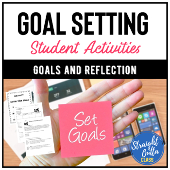 Preview of Goal Setting and Student Reflection for Middle School