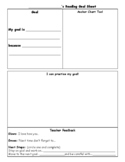 Student Goal Sheets