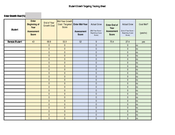 Preview of Student Goal Tracking Workbook