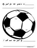 Student Goal Setting Template Soccer Theme