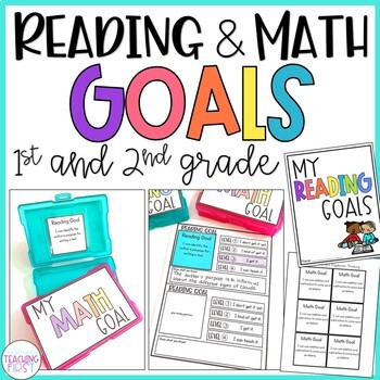Preview of Student Goals for Reading and Math EDITABLE