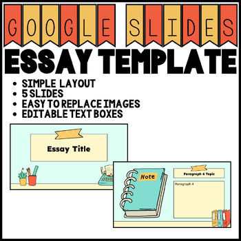 Preview of Student Google Slides Presentation Template, Slideshow! PowerPoint Version!