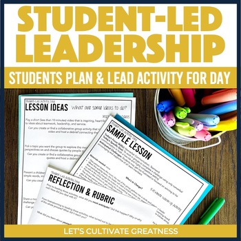 Preview of Leadership Skills Activity Project for Student Council - Leader for the Day