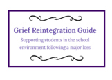 Student Grief Reintegration Guide: Support Plan Following 