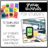 Student Group Awards-74 Templates of Behaviors You Want Re
