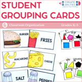 Student Grouping Cards