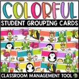 Student Grouping Partner Cards - Classroom Management Tool