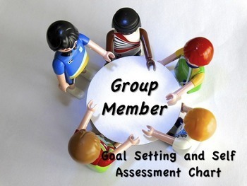 Preview of Groupwork: Goal Setting and Self Assessment Chart for Collaboration