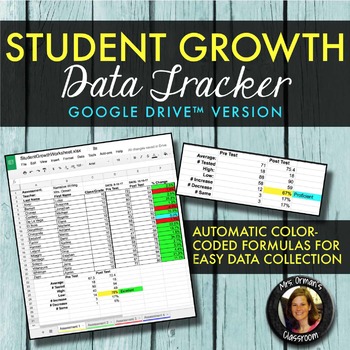 Preview of Student Growth Data Tracker - Google Drive