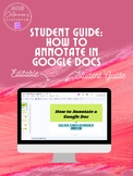 Student Guide for Annotating a Google Doc