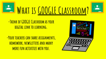 Preview of Student Guide to Google Classroom