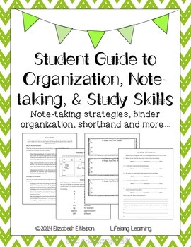 Preview of Student Guide to Organization, Note-taking, and Study Skills