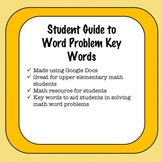 Student Guide to Word Problem Key Words