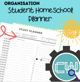 Preview of Student Homeschool Planner 2024