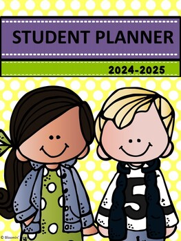 Preview of Student Homework Planner with Spelling List