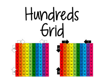 Preview of Student Hundreds Grid