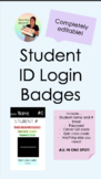 Student ID Login Badges