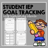 Student IEP Goal Tracking Sheets- self monitoring
