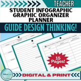 Infographic Project Graphic Organizer Planner with Attribu