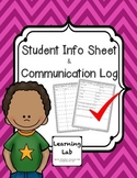 Student Information & Communication Log
