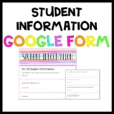 Student Information Google Form