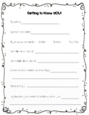 Student Information Sheet