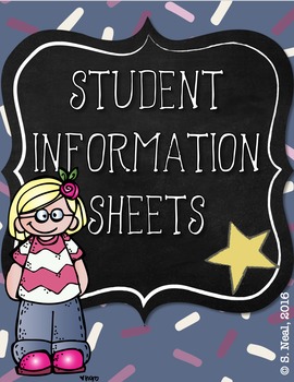 Preview of Student Information Sheets, English and Spanish