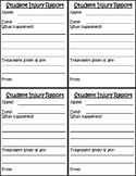 Student Injury & Student Incident Reports