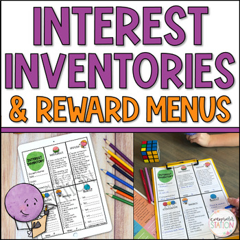 Preview of Student Interest Inventory Reward Menus & Behavior Reinforcement Surveys