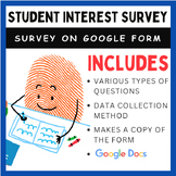 Student Interest Survey on Google Form