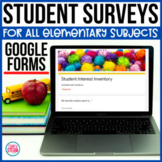 Student Interest Survey for Elementary | Google Forms