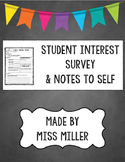 Student Interest Surveys and Writing Prompts 4-7