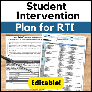 Preview of Student Intervention Plan- (RtI, Tier 1 Strategies/AIS)