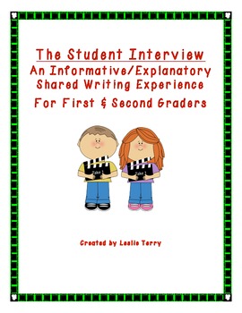 Preview of Student Interview - Informational Shared Writing Experience: 1st & 2nd Grade