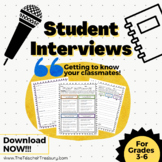 Student Interviews - Getting to Know Your Classmates!