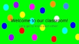 Student Introduction PPT- Welcome to our classroom