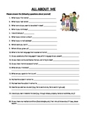 Student Introduction Sheet