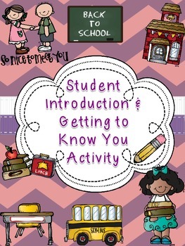 Preview of All About Me: Back to School Student Introduction Activity + Group Activity