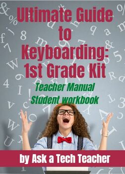 Preview of Student Keyboarding Workbook: 1st Grade