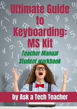 Preview of Student Keyboarding Workbook: Middle School