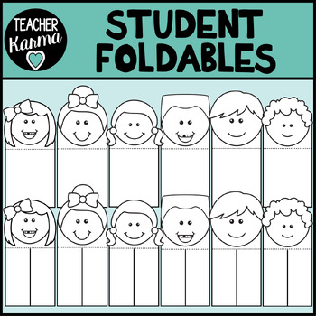 Preview of Student - Kid Foldables, Interactive Notebook, Flip Book Templates