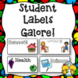 Student Labels Galore!