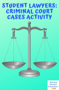 Preview of Student Lawyers: Criminal Court Mock Trials & Cases with PowerPoint