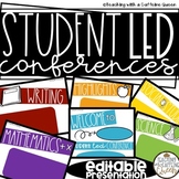 Student Led Conferences Templates Editable Digital Presentation