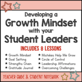 Elementary Student Council Growth Mindset Leadership Lessons