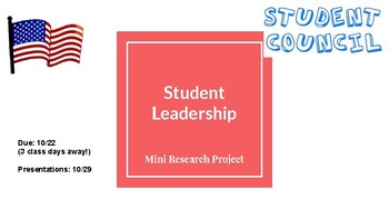Preview of Student Leadership Mini Project