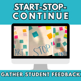 Student Led Classroom Routines | Start-Stop-Continue Feedb